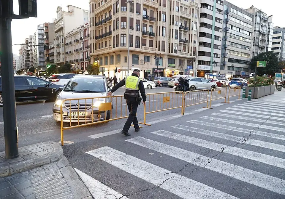 Verkeersversperringen in Dénia op 1 oktober vanwege asfaltering Les Rotes