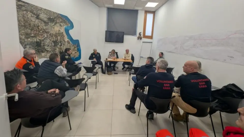 Xàbia paralizza l'attività municipale per l'allerta arancione di piogge