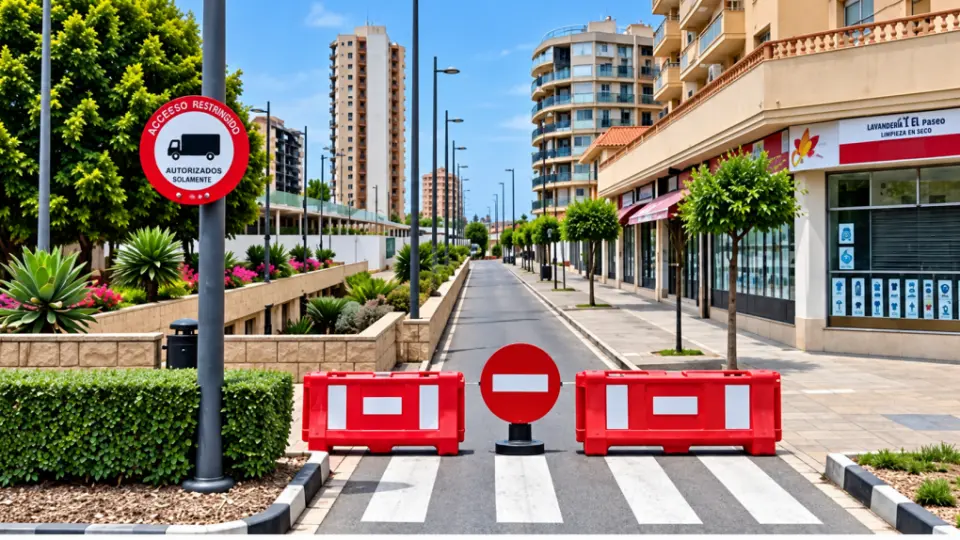Calp limiterà il passaggio in via La Niña dal 5 all'8 ottobre per lavori sulla pavimentazione