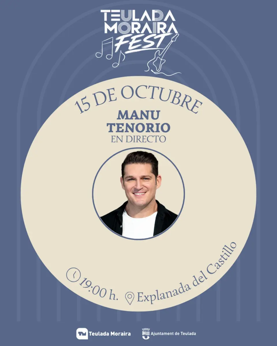 Manu Tenorio sluit eerste Teulada Moraira Fest af