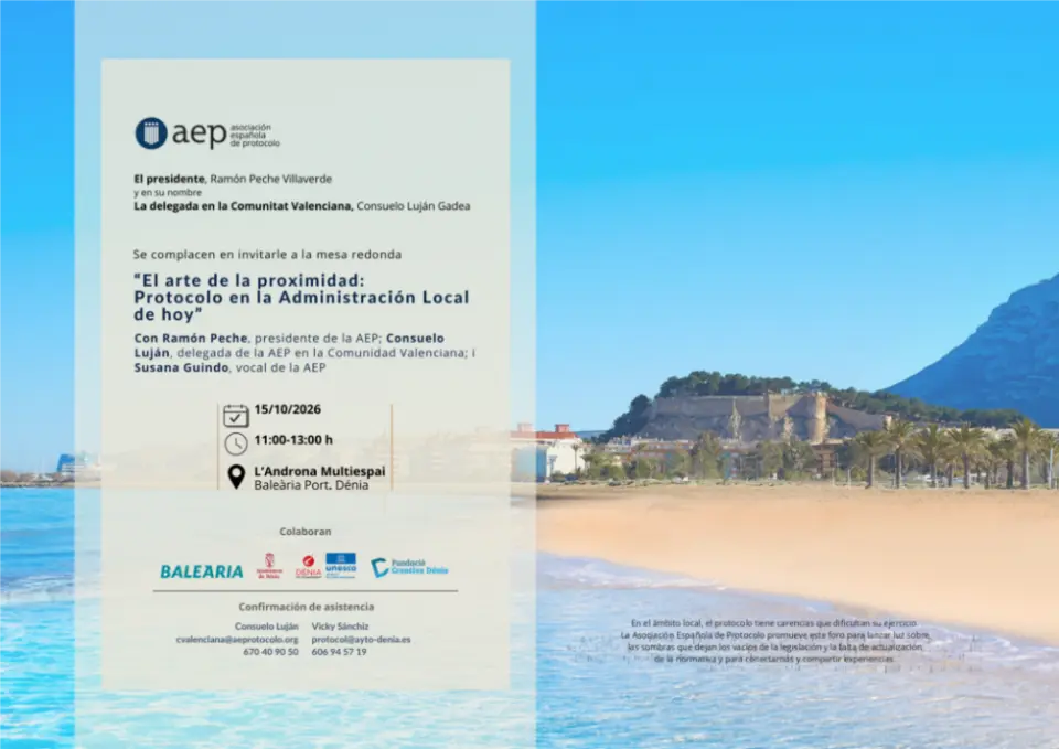 Dénia hosts professional event on protocol in local government