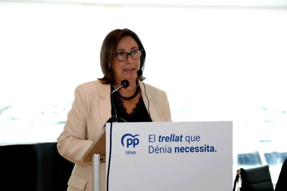 Pepa Font, en el primero de los foros.