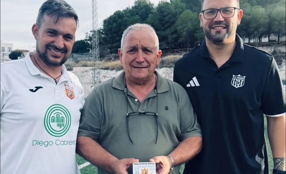 José Robles Martínez, nuevo socio número 1 de la UD Benissa